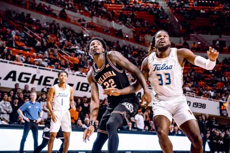 Image Taken at the Oklahoma State Cowboys vs Tulsa Golden Hurricanes Basketball Game, Friday, November 25, 2022, Gallagher-Iba Arena, Stillwater, OK. Mary Elizabeth/OSU Athletics
