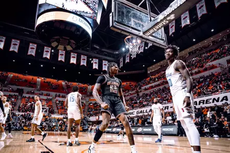 Image Taken at the Oklahoma State Cowboys vs Tulsa Golden Hurricanes Basketball Game, Friday, November 25, 2022, Gallagher-Iba Arena, Stillwater, OK. Mary Elizabeth/OSU Athletics