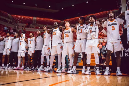 OSU Sings Alma Mater After OBU Game