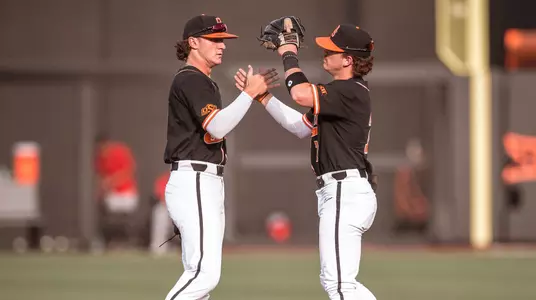 Image Taken at the Oklahoma State Cowboys vs Texas Tech Red Raiders Baseball Game, Saturday, May 14, 2022, O'Brate Stadium, Stillwater, OK.Bruce Waterfield/OSU Athletics