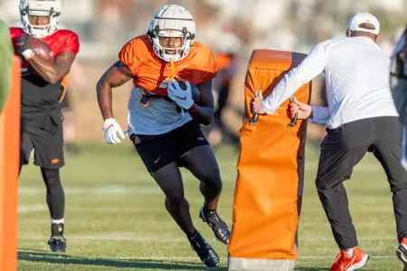 Deondre Jackson Guaranteed Rate Bowl Practice
