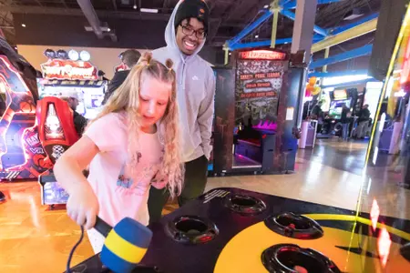 Image Taken at the 2022 Guaranteed Rate Bowl/Oklahoma State Cowboys Main Event Fiesta Bowl Charities Event, Friday, December 23rd, 2022, Main Event, Tempe, AZ. Bruce Waterfield/OSU Athletics