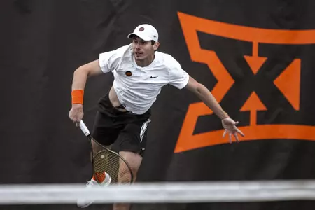 Oklahoma State Cowboys vs UT Rio Grande Valley Vaqueros Tennis, Saturday Feburary 26, 2022, Greenwood Tennis Center, Stillwater OK.