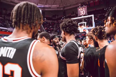 Team Huddle At Florida