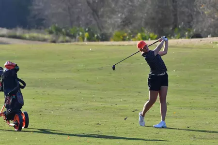Maddison Hinson-Tolchard Hits Approach Shot Into Green