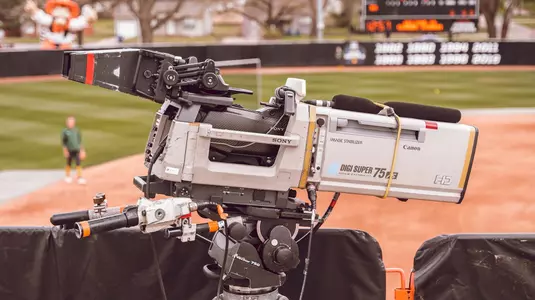 Camera at OSU Softball vs Baylor