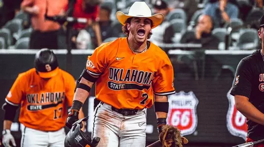 Riggio cowboy hat vs. Baylor - Big 12