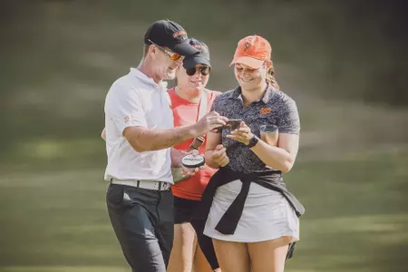 Image Taken at the 2022 NCAA Women's Golf Stillwater Regional, Sunday, May 8, 2022, Karsten Creek Golf Club, Stillwater, OK. Bruce Waterfield/OSU Athletics