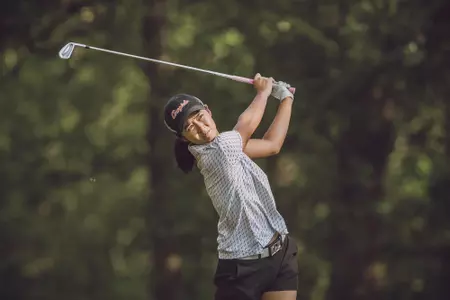Image Taken at the 2022 NCAA Women's Golf Stillwater Regional, Sunday, May 8, 2022, Karsten Creek Golf Club, Stillwater, OK. Bruce Waterfield/OSU Athletics