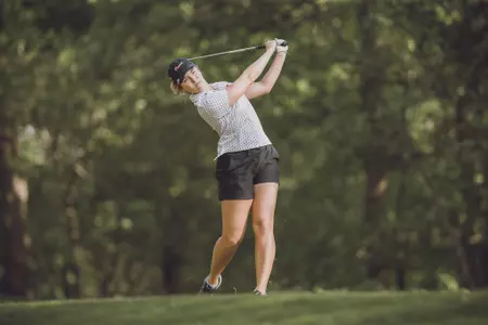 Image Taken at the 2022 NCAA Women's Golf Stillwater Regional, Sunday, May 8, 2022, Karsten Creek Golf Club, Stillwater, OK. Bruce Waterfield/OSU Athletics