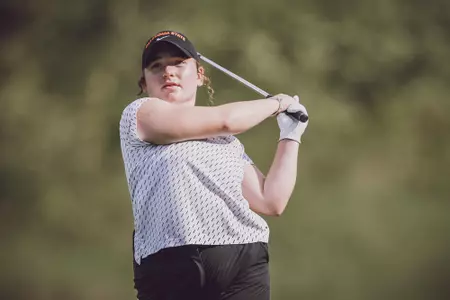 Image Taken at the 2022 NCAA Women's Golf Stillwater Regional, Sunday, May 8, 2022, Karsten Creek Golf Club, Stillwater, OK. Bruce Waterfield/OSU Athletics
