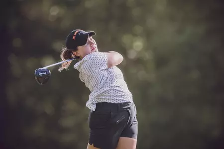 Image Taken at the 2022 NCAA Women's Golf Stillwater Regional, Sunday, May 8, 2022, Karsten Creek Golf Club, Stillwater, OK. Bruce Waterfield/OSU Athletics