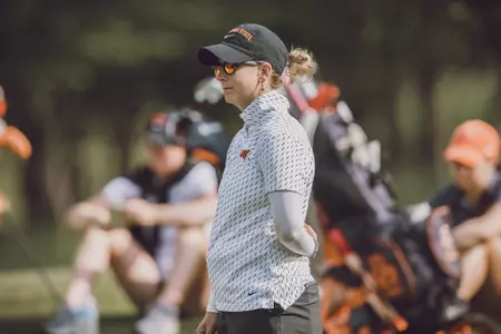 Image Taken at the 2022 NCAA Women's Golf Stillwater Regional, Sunday, May 8, 2022, Karsten Creek Golf Club, Stillwater, OK. Bruce Waterfield/OSU Athletics