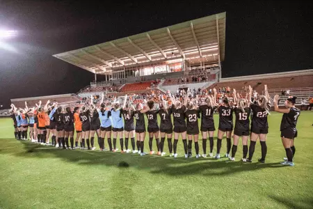 Team postgame vs. UCO