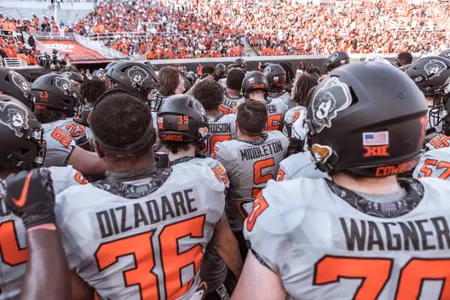 Image Taken at the Oklahoma State Cowboys vs University of Arkansas-Pine Bluff Golden Lions Football Game, Saturday, September 17, 2022, Boone Pickens Stadium, Stillwater, OK. Bruce Waterfield/OSU Athletics