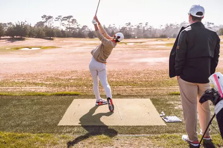 Rina Tatemastus practice round for Pebble Beach