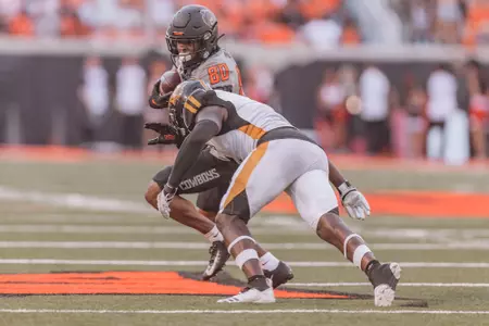 Image Taken at the Oklahoma State Cowboys vs University of Arkansas-Pine Bluff Golden Lions Football Game, Saturday, September 17, 2022, Boone Pickens Stadium, Stillwater, OK. Bruce Waterfield/OSU Athletics