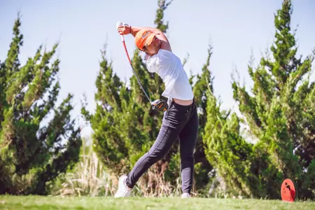Rina Tatematsu tees off in Norman