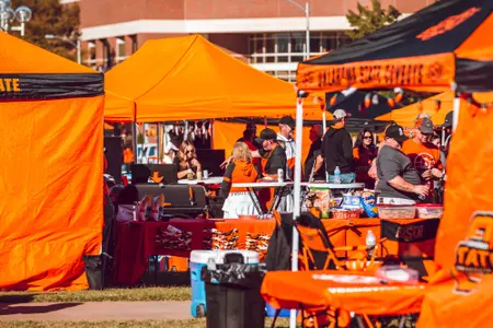 Image Taken at the Oklahoma State Cowboys vs Kansas Jayhawks, Saturday, October 30 2021, Boone Pickens Stadium, Stillwater, OK. Caulen Spencer/OSU Athletics