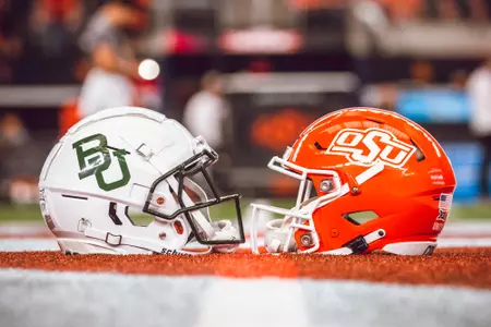 Image Taken at the Dr. Pepper Big 12 Championship Oklahoma State Cowboys vs Baylor Bears, Saturday, December 4 2021, AT&T Stadium, Arlington, TX. Caulen Spencer/OSU Athletics
