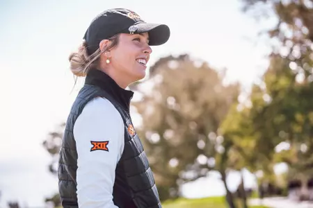 Maddison Hinson-Tolchard smiles at Pebble Beach