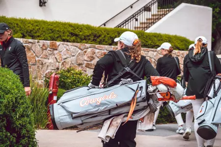 Hailey Jones walks off Pebble Beach