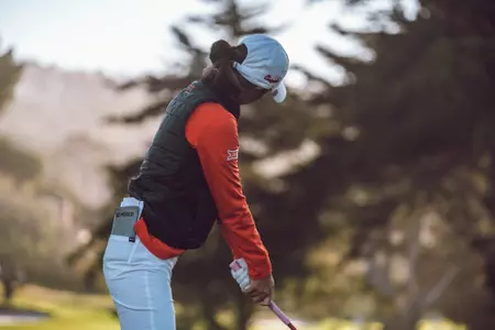 Rina Tatematsu Addressing Ball at Pebble Beach