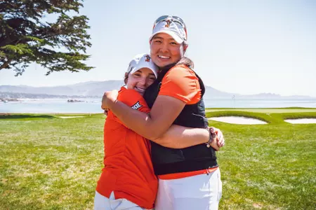 Hailey Jones and Han-Hsuan Yu at Pebble Beach