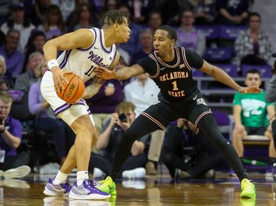 Bryce Thompson Defends At Kansas State