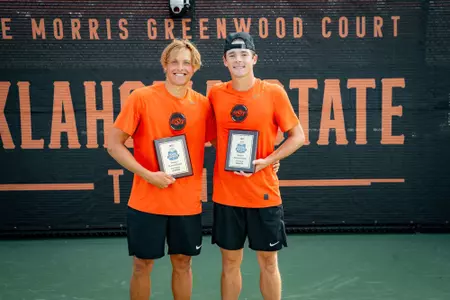 Image Taken at ITA Regionals at the Greenwood Tennis Center, OSU Athletics/ Max Moody