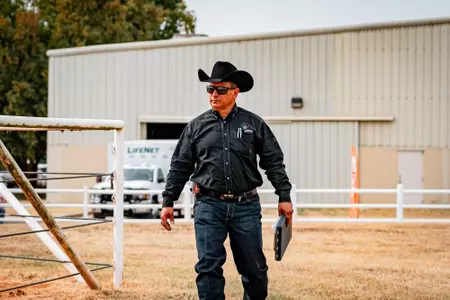 Image Taken at Texas A&M Meet, Saturday, October 21, 2023, Pedigo-Hull Equestrian Center, Stillwater, Oklahoma. Nikolas Marzullo/OSU Athletics.