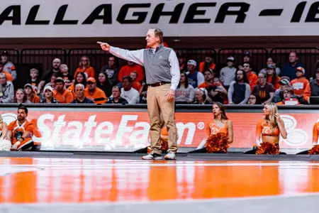 John Smith coaching vs Stanford