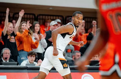 Image Taken at Gallagher Iba Arena, Friday, November 10, 2023, Gallagher Iba Arena, Stillwater, Oklahoma. Ryan Schroeder/OSU Athletics.
