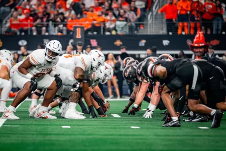 Image of Oklahoma State Cowboy Football vs Texas Taken Saturday, December 2, 2023, AT&T Stadium, Arlington, TX. Jerod_Hill/OSU Athletics