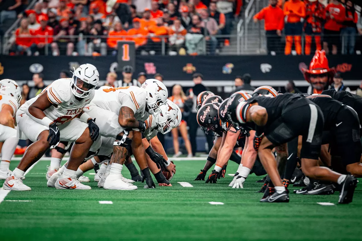 Image of Oklahoma State Cowboy Football vs Texas Taken Saturday, December 2, 2023, AT&T Stadium, Arlington, TX. Jerod_Hill/OSU Athletics