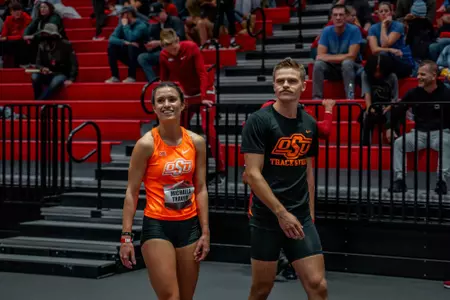 Michaela Travers and Cash Merutka