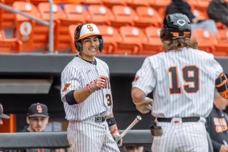 Image Taken at the Oklahoma State Cowboys vs Arizona State Sun Devils Baseball Game, Wednesday, March 8, 2023, O'Brate Stadium, Stillwater, OK. Bruce Waterfield/OSU Athletics