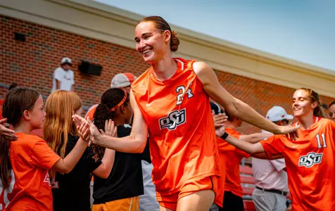 Image Taken at Cowgirl Soccer v ACU, 17, 9, 2023, Neal Patterson Stadium, Stillwater, Oklahoma. Landry Bledsoe/OSU Athletics.