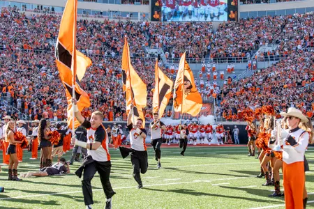 Image Taken at Oklahoma State Cowboys vs Central Arkansas Bears Football Game, Saturday, September 2, 2023, Boone Pickens Stadium, Stillwater, OK. Bruce Waterfield/OSU Athletics