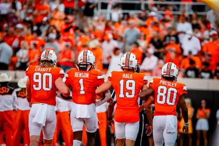 Image of Oklahoma State Cowboy Football vs Central Arkansas Taken Saturday, September 2, 2023, Boone Pickens Stadium, Stillwater, OK. Jerod Hill/OSU Athletics
