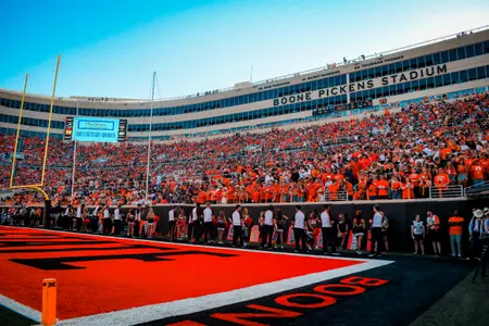 Image of Oklahoma State Cowboy Football vs Central Arkansas Taken Saturday, September 2, 2023, Boone Pickens Stadium, Stillwater, OK. Jerod Hill/OSU Athletics