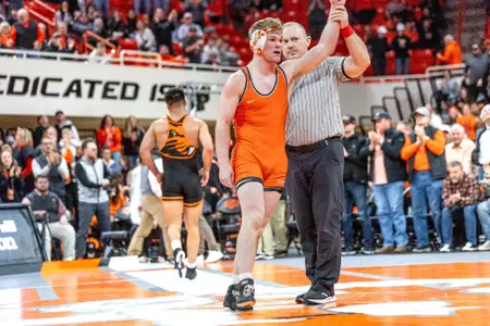 Dustin Plott Win vs. Oregon State