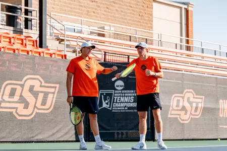 Cowboy Tennis Duo Falls Short at ITA Regional Championships