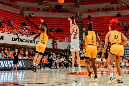 Cowgirls Dominate Arkansas-Pine Bluff in Season Opener, 96-43