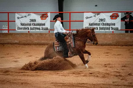 image taken at EQ vs Baylor, 240209, Feb 09, 2024, Totusek Arena, Stillwater OK. Leah Bwolf/OSU Athletics