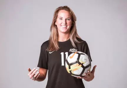 Oklahoma State Cowgirl Soccer Social Media Photo Shoot, Thursday, July 21, 2022, Orange Power Studios, Stillwater, OK. Bruce Waterfield/OSU Athletics