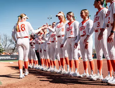 Claire Timm in the Handshake Line