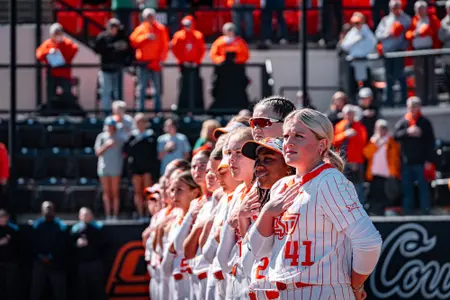 Cowgirl Softball National Anthem vs. UCF