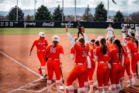 Karli Godwin celebrating home run against BYU