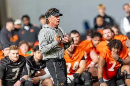 Mike Gundy Spring Ball